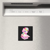 Aimant Futur professeur de licorne mignonne Clroom (In Situ (Lave-vaisselle))