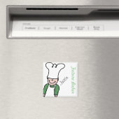 Aimant Future Baker avec votre nom (In Situ (Lave-vaisselle))