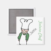 Aimant Future Chef - Cuisine personnalisée (Recto/Verso)