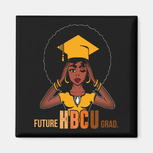 Aimant Future diplômé Hbcu Histoire Fille Femme Collège N