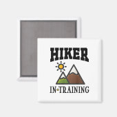 Aimant Future Hiker In Training Cute Hiking  (Recto/Verso)