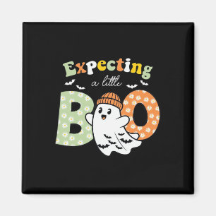 Aimant Future maman enceinte Little Boo Funny Halloween D