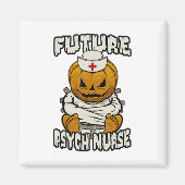 Aimant Future Psych Nurse Crazy Halloween Pum (Devant)