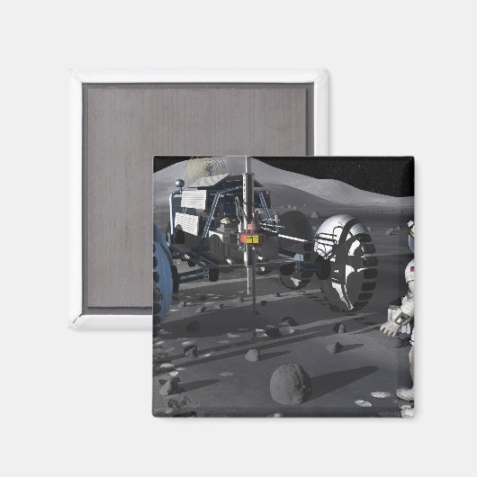 Aimant Futures missions d'exploration spatiale (Recto/Verso)