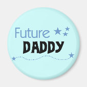 Aimant Futurs T-shirts et cadeaux Daddy (Devant)