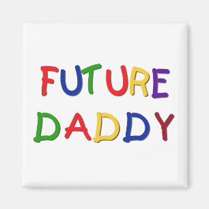 Aimant Futurs T-shirts et cadeaux de couleurs primaires