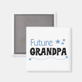 Aimant Futurs tee-shirts et cadeaux grand-pa (Recto/Verso)