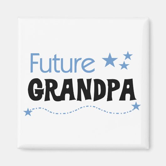 Aimant Futurs tee-shirts et cadeaux grand-pa (Devant)
