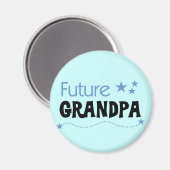 Aimant Futurs tee-shirts et cadeaux grand-pa (Recto/Verso)