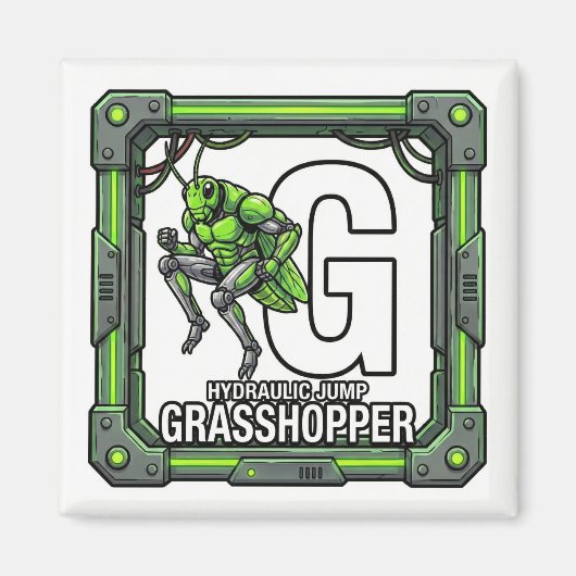 Aimant G is for Grasshopper – GTA Style ABC Learning (Devant)