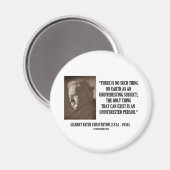 Aimant G.K. Chesterton Inintéressant Sujet Inintéressé (Recto/Verso)