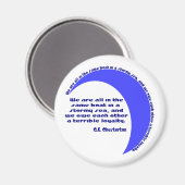 Aimant G. K. Chesterton Stormy Sea (Recto/Verso)