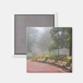 Aimant GA Savannah, Azaleas, le long du trottoir en briqu (Recto/Verso)