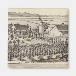 Aimant Gading, résidences de Jessup, fermes