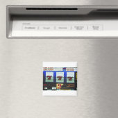 Aimant Gagnant de la machine à sous Lucky (In Situ (Lave-vaisselle))