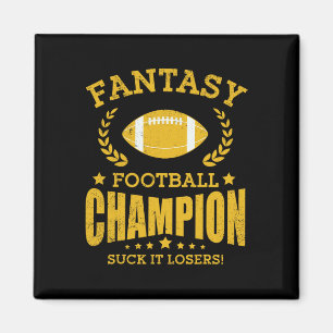Aimant Gagnant Fantastique Football Champ Champion Draft