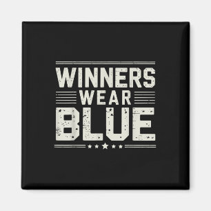 Aimant Gagnants amusants Portez Blue Spirit Wear Team Jeu