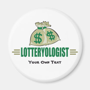 Aimant Gagnez la loterie ! Drôle Lottery Player's