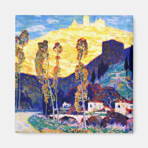 Aimant Gagnon - Soirée, Sienne - célèbre peinture