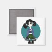 Aimant gaieté zombie (Recto/Verso)