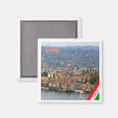 Aimant GAL005 ARONA Lake Maggiore, Italie, Fridge (Recto/Verso)
