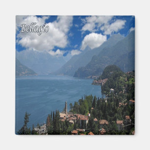 Aimant GAL012 BELLAGIO, Lac de Côme, Italie, Frigo