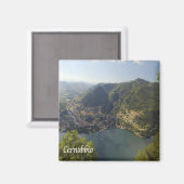 Aimant GAL028 CERNOBBIO, Lac de Côme, Italie, Frigo (Recto/Verso)