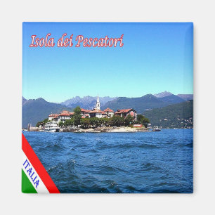 Aimant GAL049 ISOLA DEI PESCATORI Lac Majeur Fridge