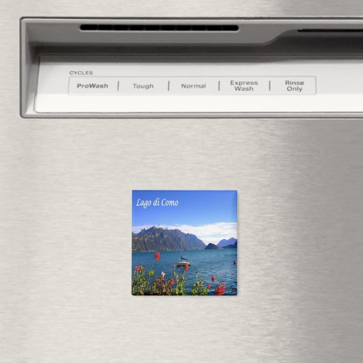 Aimant GAL066 LAKE COMO View, Italie, Frigo (In Situ (Lave-vaisselle))