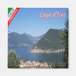 Aimant GAL092 MONTE ISOLA, Lac Iseo, Italie, Frigo