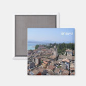 Aimant GAL110 SIRMIONE, Lac de Garde, Italie, Frigo (Recto/Verso)