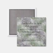 Aimant Galates 5:22-23 ~ Fruit de l'Esprit (Recto/Verso)