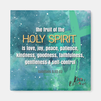 Aimant Galates 5:22-23 Le Fruit de l'Esprit Saint