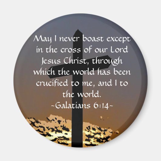 Aimant Galates 6:14 (Devant)