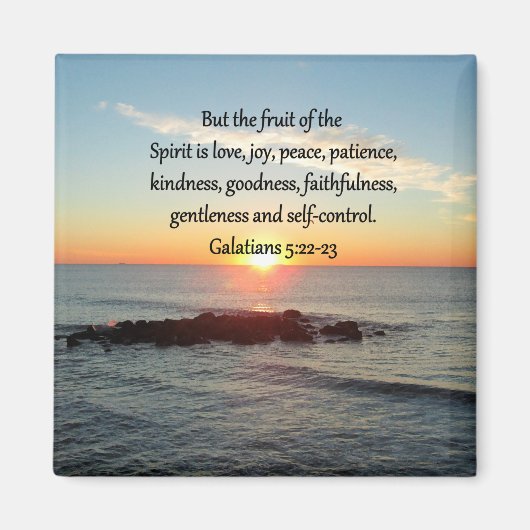 AIMANT GALATIENS 5 FRUITS DE L'ESPRIT (Devant)