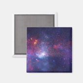 Aimant Galaxie brillante dans l'espace (Recto/Verso)