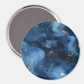 Aimant Galaxie du ciel bleu (Recto/Verso)