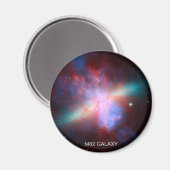 Aimant Galaxie M82 (Recto/Verso)