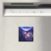 Aimant Galaxie planète et nébuleuse (In Situ (Lave-vaisselle))