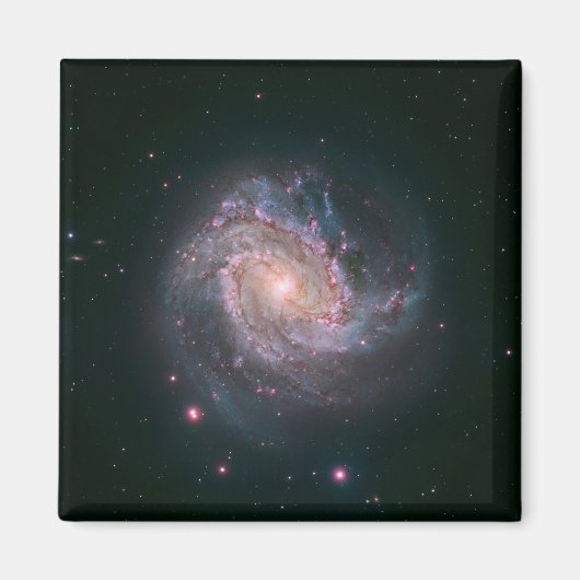 Aimant Galaxie spirale M83 (NASA) (Devant)