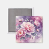Aimant Galaxy Peony (Recto/Verso)