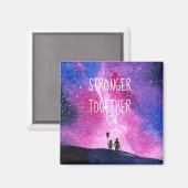 Aimant Galaxy : Plus fort ensemble (Recto/Verso)