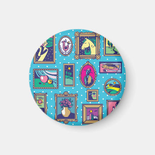 Aimant Galerie murale : collection d'images diverses