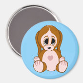 Aimant Galets du chiot (Recto/Verso)