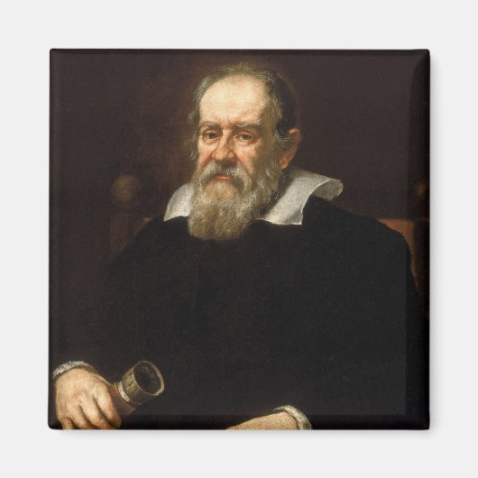 Aimant Galileo Galilei : Père de la science et de l'astro (Devant)