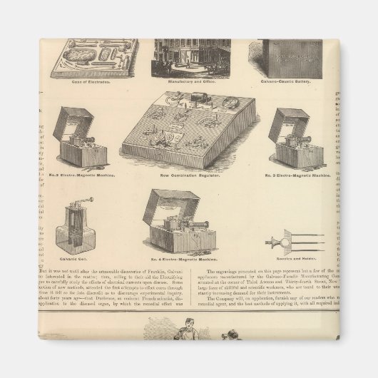 Aimant Galvano Faradic Manufacturing Company Bickford (Devant)
