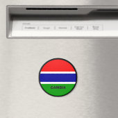 Aimant Gambie Roundel qualité Drapeau (In Situ (Lave-vaisselle))