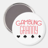 Aimant Gambling Granny (Recto/Verso)