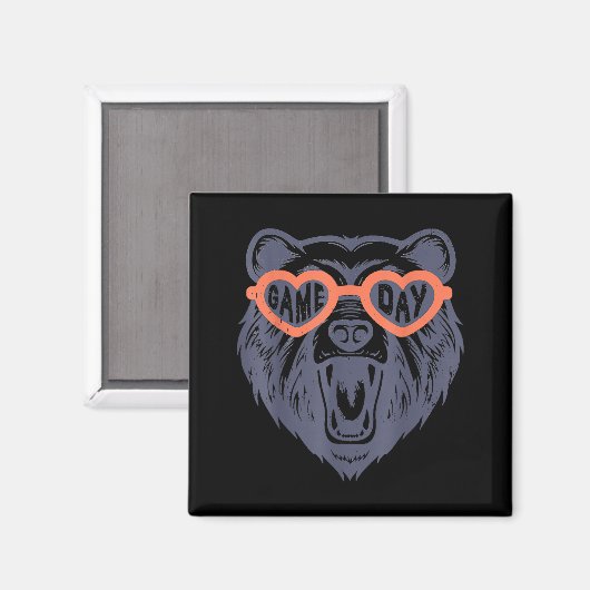 Aimant Game Day Bear  (Recto/Verso)