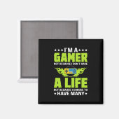 Aimant Gamer Am A Gamer (Recto/Verso)